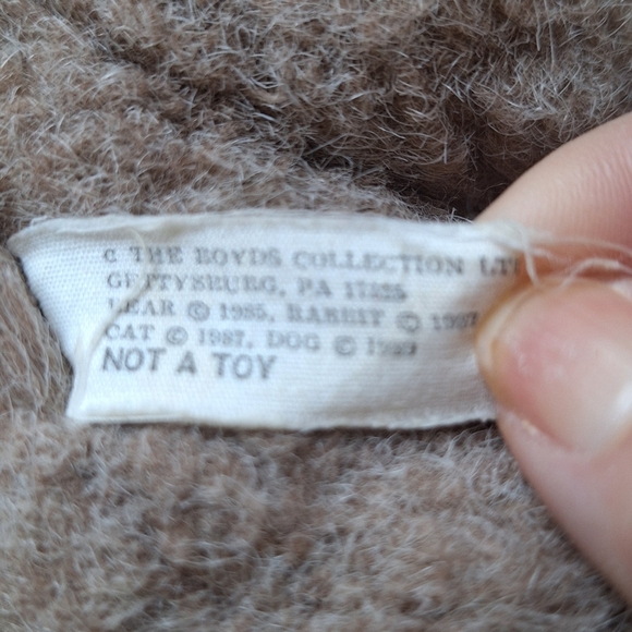 Vintage Retired Boyds Bears Cat 1987 Jointed Plush - Picture 6 of 7